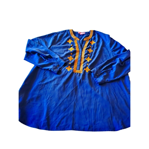 Woman Within Vintage Blouse Tunic - Picture 2 of 4